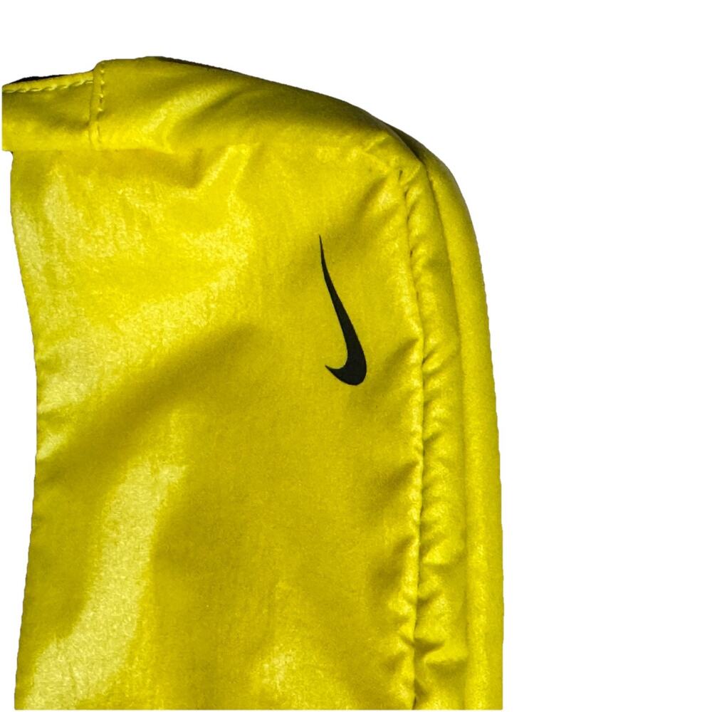 Nike Travel Pouch Bag With Outside Zipper Pocket 9”x6” Yellow Retro Sports - Picture 2 of 8